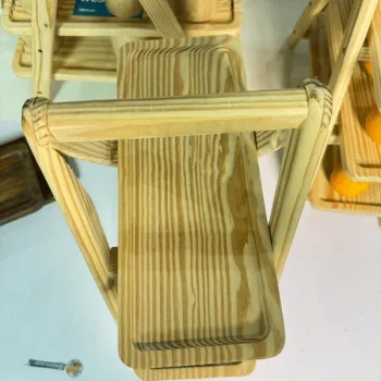 3 Tier Wooden Shelf – Solid Wood Storage Rack for Home & Kitchen | WCSPK