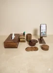 Premium Wooden Home & Office Combo Set in Pakistan – Handmade Organizer & Decor Bundle