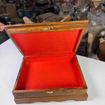 Hand-Carved Wooden Quran Box – Islamic Calligraphy Gift & Sacred Storage