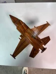 Wooden J10 Thunder Fighter Jet Model – Handmade Wooden Aircraft