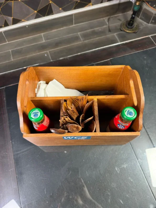 Wooden Kitchen Organizer Set in Pakistan – Handcrafted Storage & Countertop Organizer