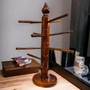 Wooden Jewelry Stand – Elegant Wooden Jewelry Organizer for Rings, Earrings & Bracelets