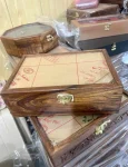 Handcrafted Masala Box (8×6 Inch) – Wooden Spice Box Pakistan