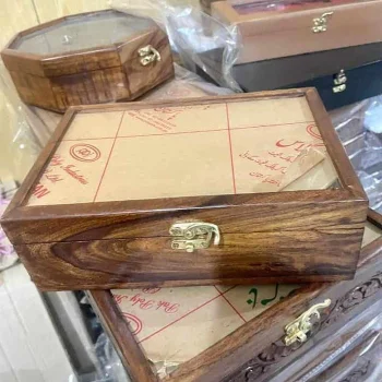 Handcrafted Masala Box (8×6 Inch) – Wooden Spice Box Pakistan